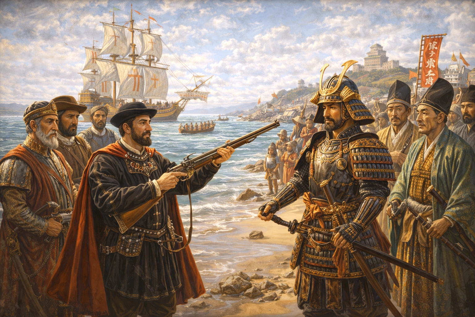 The Arrival of the Portuguese in Japan